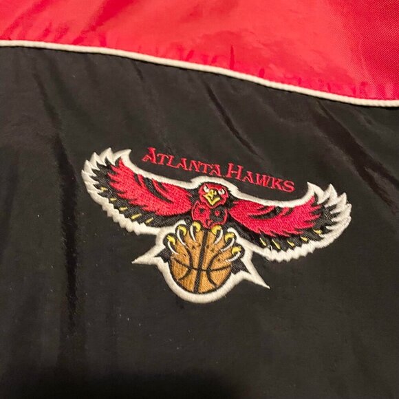 Vintage GIII Atlanta Hawks Jacket Coat NBA Mens XL - Picture 2 of 16